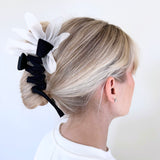 Modern Organza Flower Hair Clip