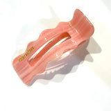 Scalloped Lay Down Acetate Claw Hair Clip | Eco-Friendly