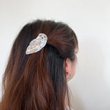 Hand-painted Owl Bird Barrette Hair Clip | Eco-Friendly