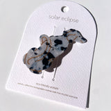 Hand-painted Dalmatian Dog Barrette Hair Clip | Eco-Friendly