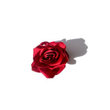 Handmade Satin Rose Claw Clip