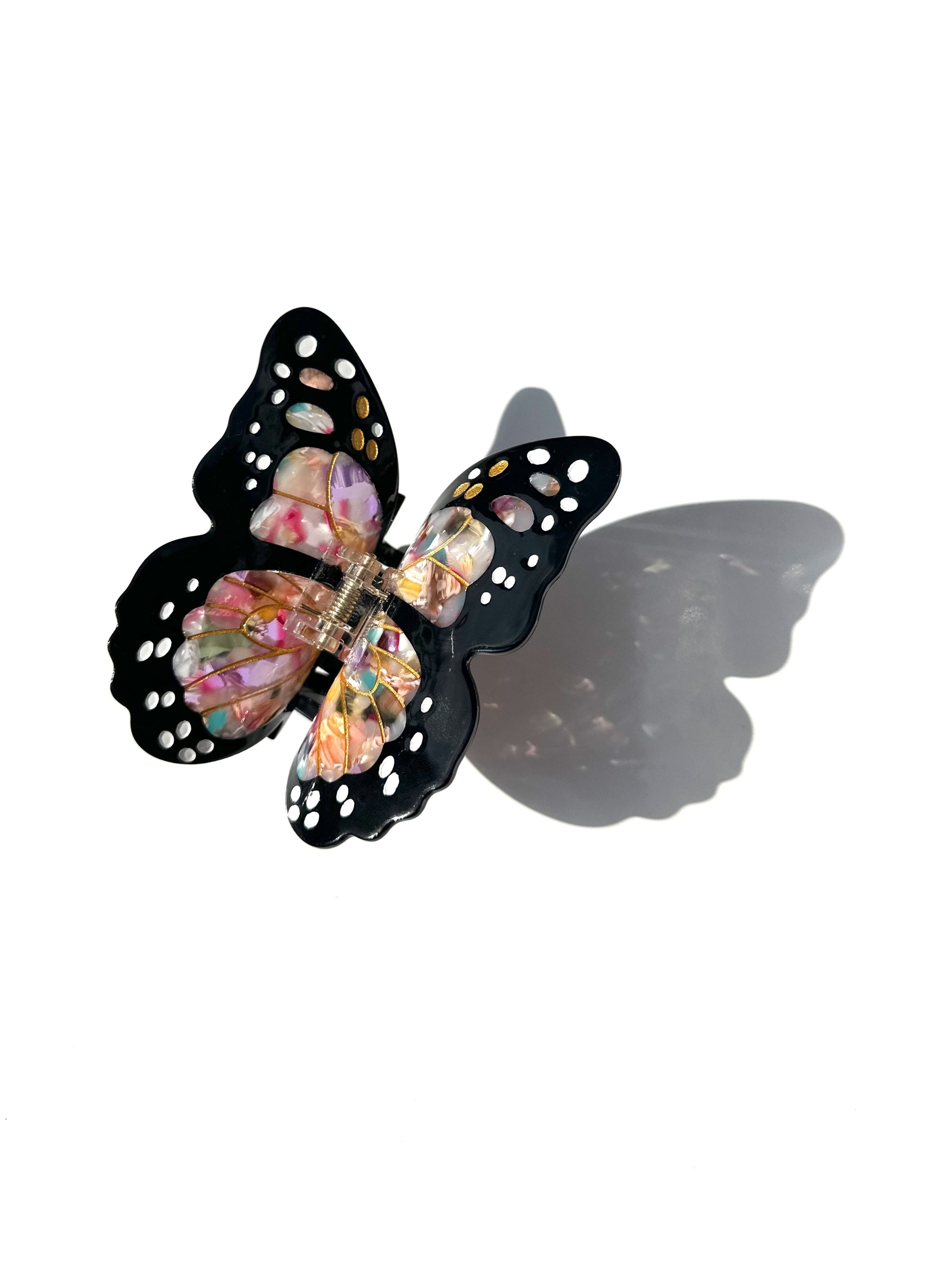 Hand-painted Limited Edition Monarch Butterfly Claw Hair Clip | Eco-Friendly