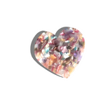 Heart Acetate Claw Hair Clip | Eco-Friendly