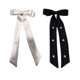 Pearl Embellished Slim Perfect Bow