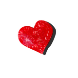 Heart Acetate Claw Hair Clip | Eco-Friendly