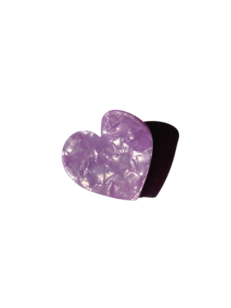 Heart Acetate Claw Hair Clip | Eco-Friendly