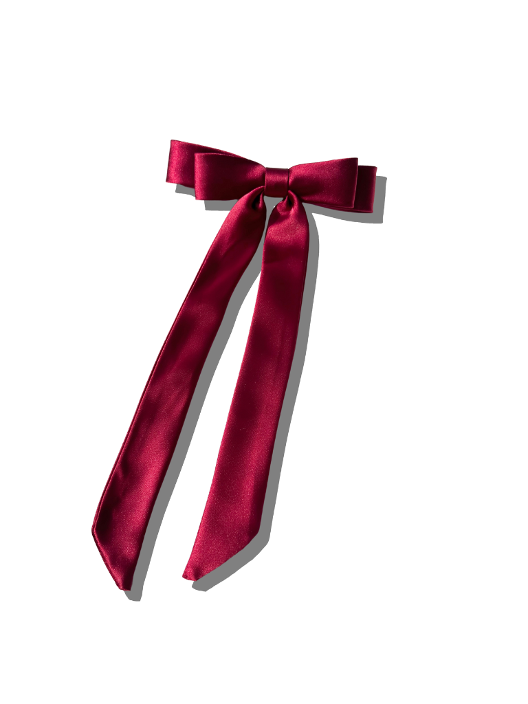 The Perfect Slim Satin Bow