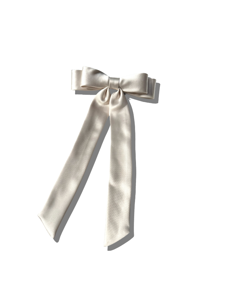 The Perfect Slim Satin Bow