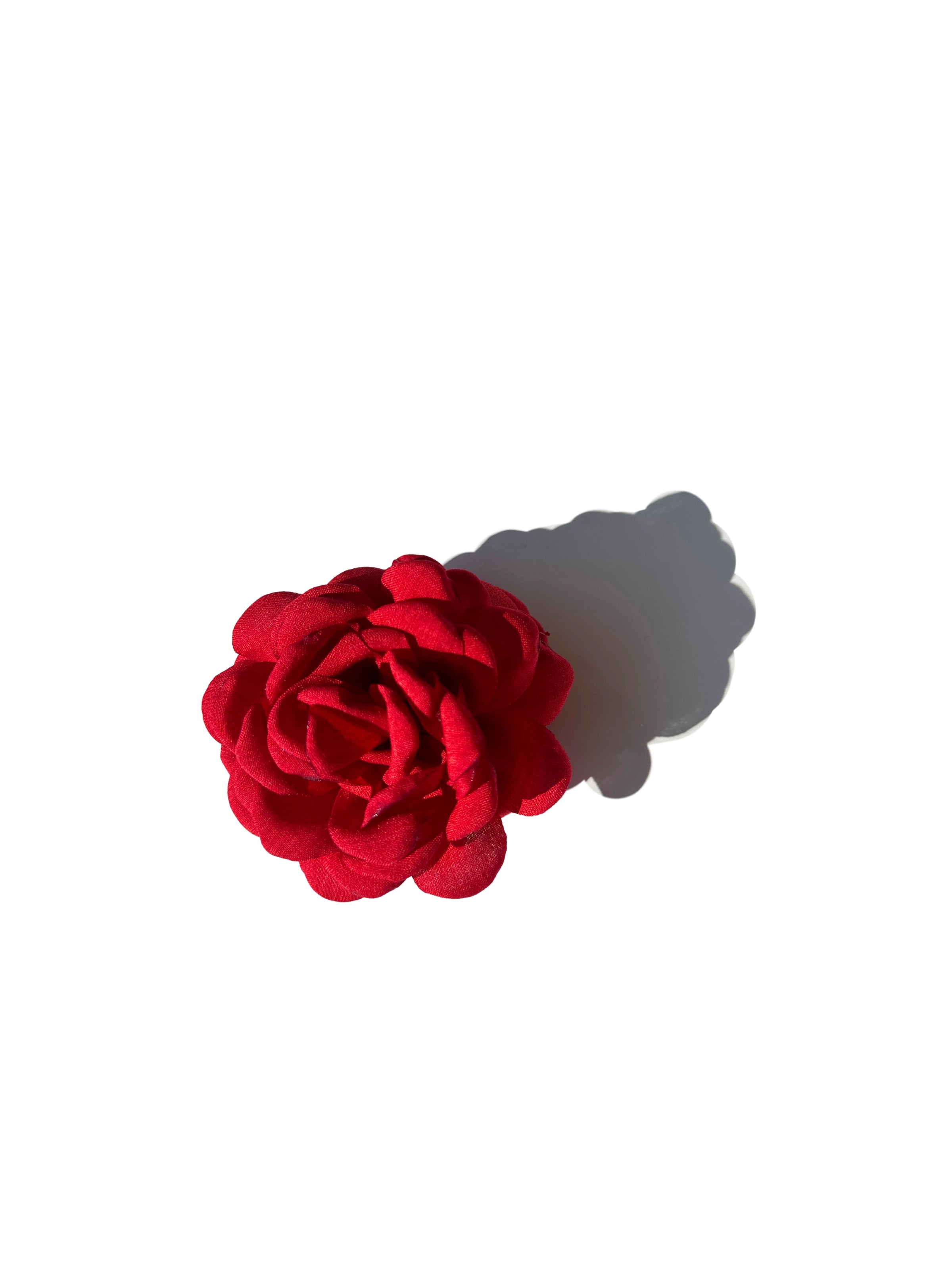 Handmade Peony Flower Claw Clip