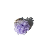 Handmade Big Organza Rose Flower Scrunchie