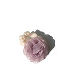 Handmade Organza Rose Flower Scrunchie