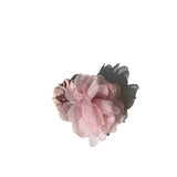 Handmade Big Organza Rose Flower Scrunchie