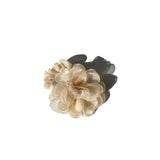 Handmade Big Organza Rose Flower Scrunchie