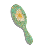 Hand-painted Waterlily Acetate 2-1 Daily Hair Brush | Eco-Friendly