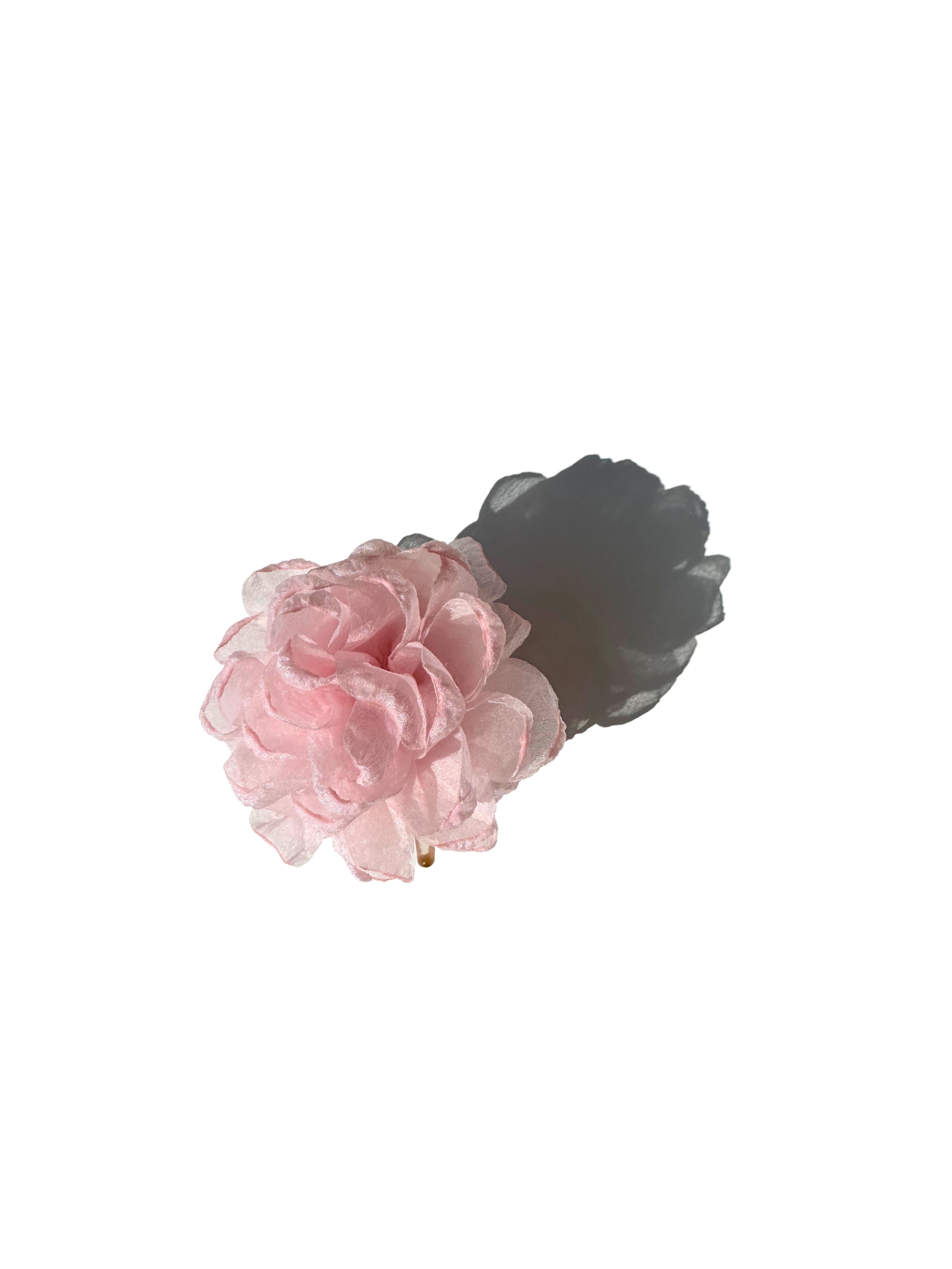 Handmade Giant Peony Flower Ponytail Claw Clip