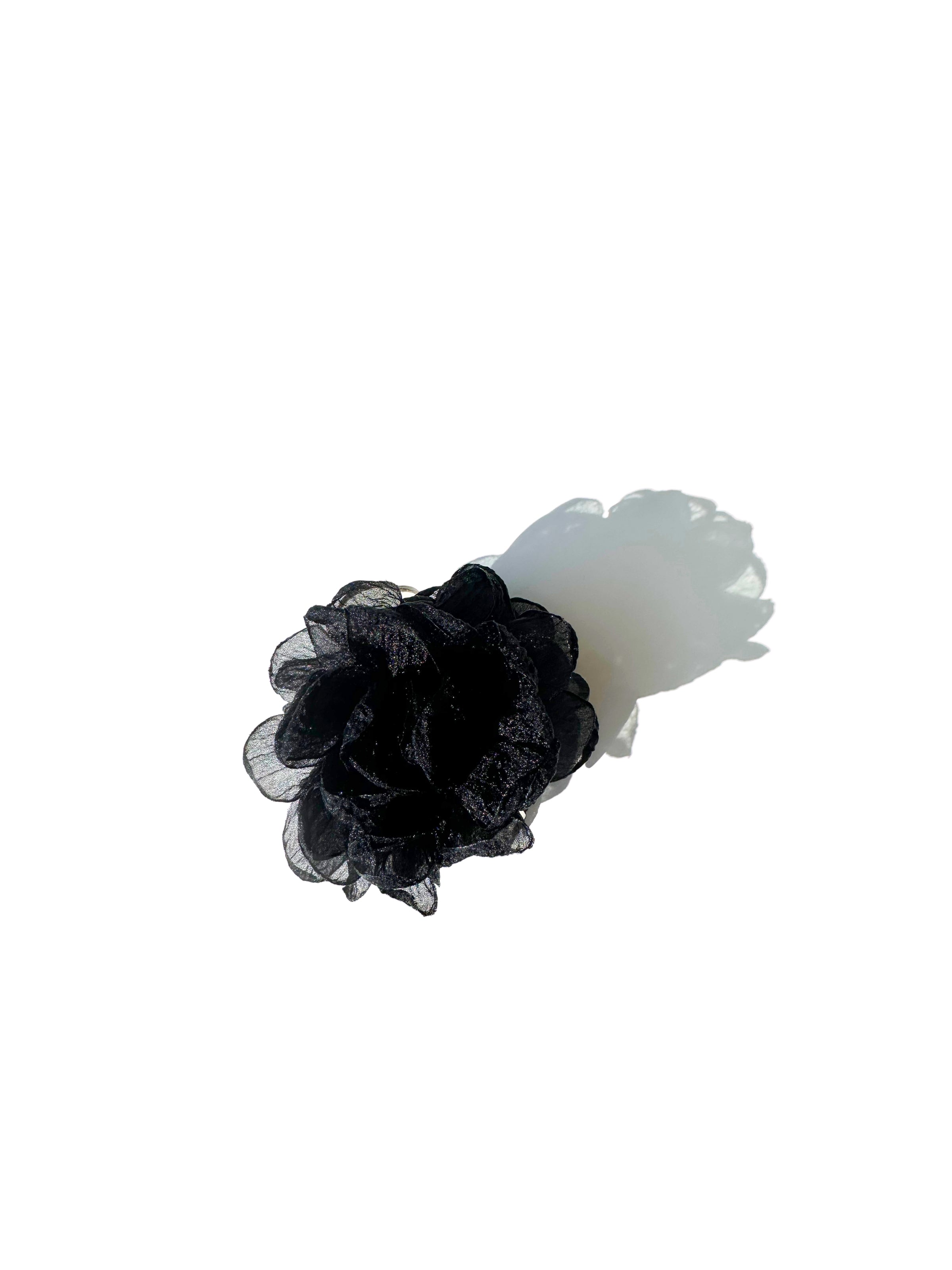 Handmade Giant Peony Flower Ponytail Claw Clip