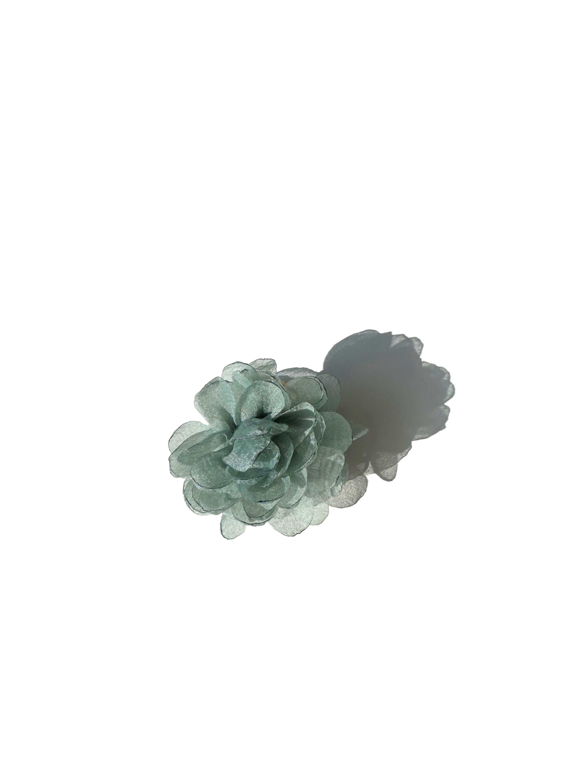 Handmade Giant Peony Flower Ponytail Claw Clip