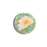 Hand-painted Waterlily Compact Mirror | Eco-Friendly