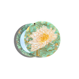 Hand-painted Waterlily Compact Mirror | Eco-Friendly