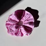 Giant Plaid Scrunchie