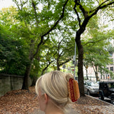 Hand-Painted New York Hot Dog Acetate Claw Hair Clip | Eco-Friendly