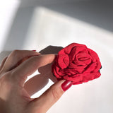 Vintage Rose Flower Hair Claw Clip