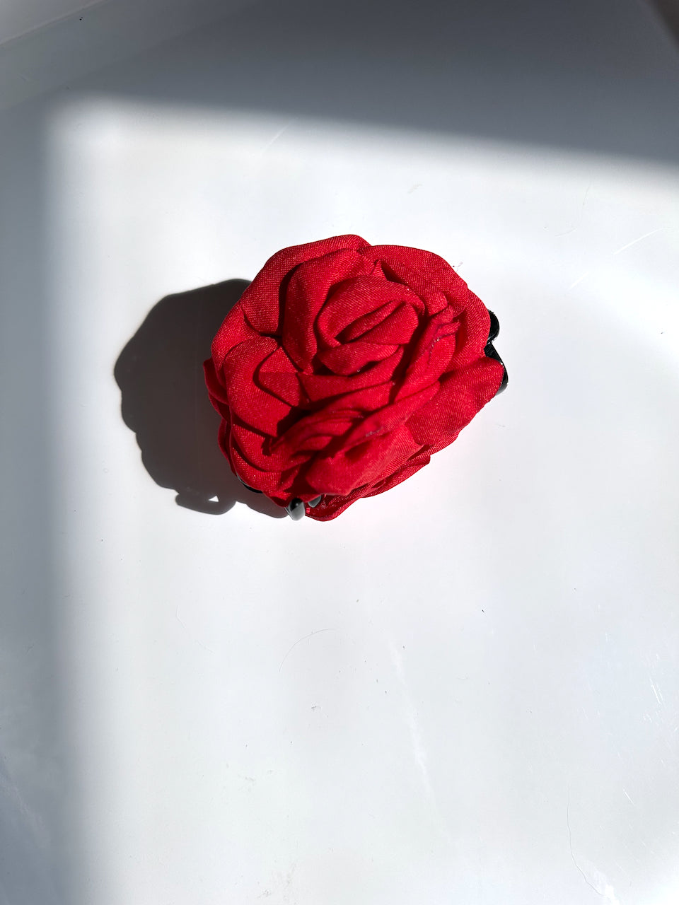 Vintage Rose Flower Hair Claw Clip