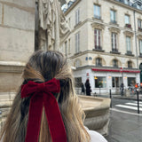 The Perfect Velvet Bow Barrette