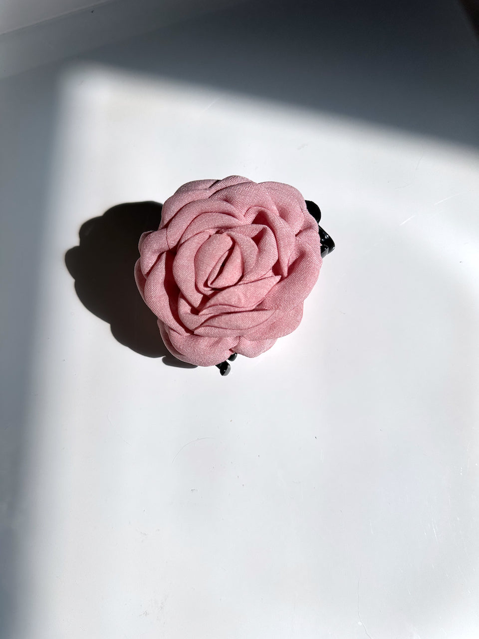 Vintage Rose Flower Hair Claw Clip