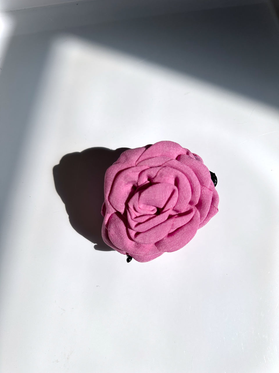 Vintage Rose Flower Hair Claw Clip