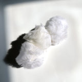 Fluffy Pom Vegan Fur Claw Hair Clip