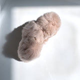 Fluffy Pom Vegan Fur Claw Hair Clip