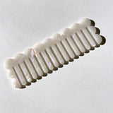 Scalloped Acetate Hair Comb | Eco-Friendly