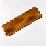 Scalloped Acetate Hair Comb | Eco-Friendly