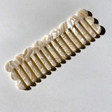 Scalloped Acetate Hair Comb | Eco-Friendly