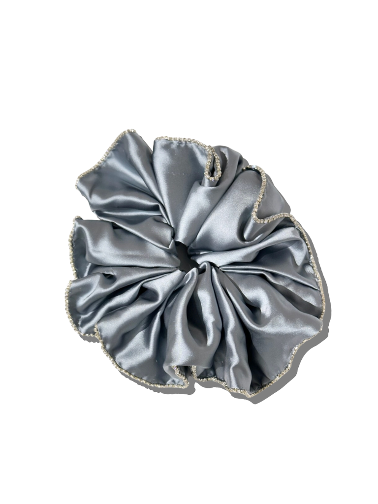 Giant Diamond Satin Scrunchie