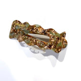 Scalloped Lay Down Acetate Claw Hair Clip | Eco-Friendly
