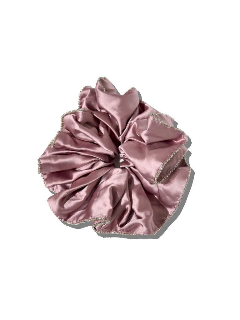 Giant Diamond Satin Scrunchie