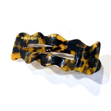 Scalloped Lay Down Acetate Claw Hair Clip | Eco-Friendly