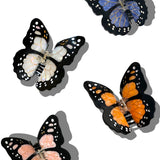 Hand-painted Monarch Butterfly Claw Hair Clip | Eco-Friendly