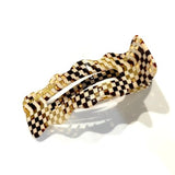 Scalloped Lay Down Acetate Claw Hair Clip | Eco-Friendly