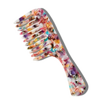 Wide Tooth Handle Acetate Hair Comb | Eco-Friendly