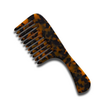 Wide Tooth Handle Acetate Hair Comb | Eco-Friendly