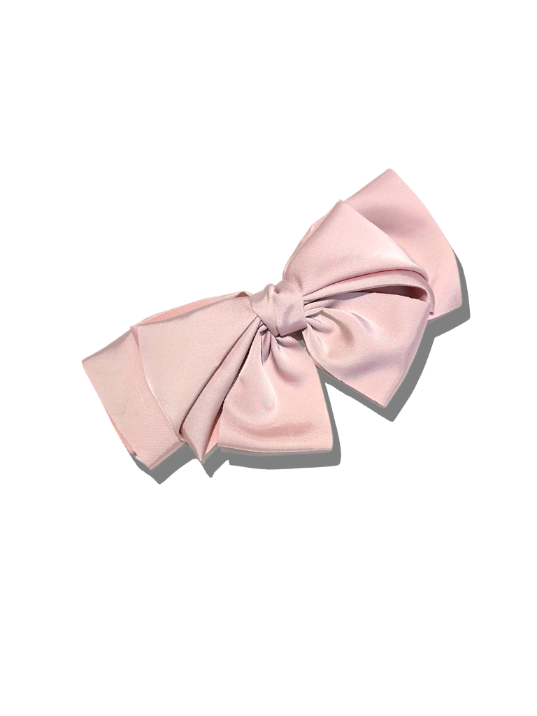 Handmade Satin Bow Hair Clip