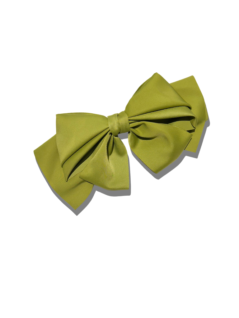 Handmade Satin Bow Hair Clip