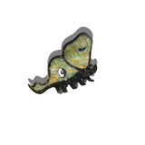 Hand-painted Luna Moth Claw Hair Clip | Eco-Friendly