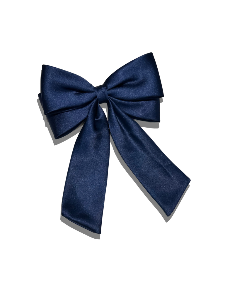 The Perfect Long Satin Hair Bow Barrette