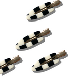 4pc Checkered Creaseless Setting Clip Set | Eco-Friendly