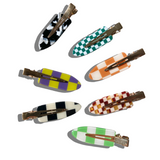 4pc Checkered Creaseless Setting Clip Set | Eco-Friendly