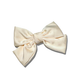 Handmade Perfect Satin Hair Bow Barrette